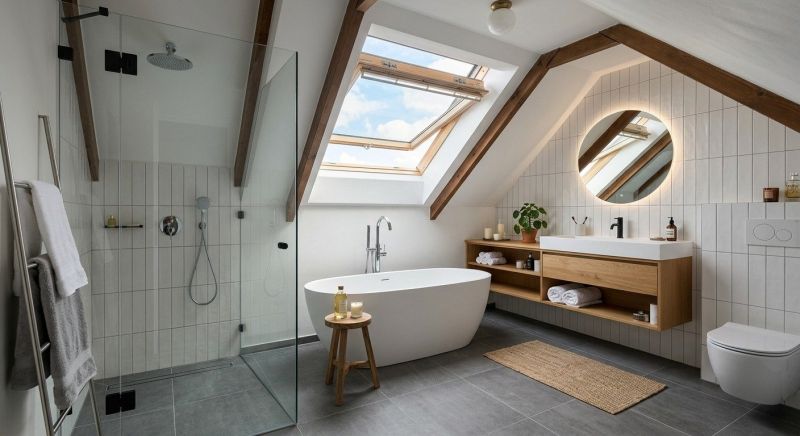 Attic Bathroom Remodeling in Mercer County, PA