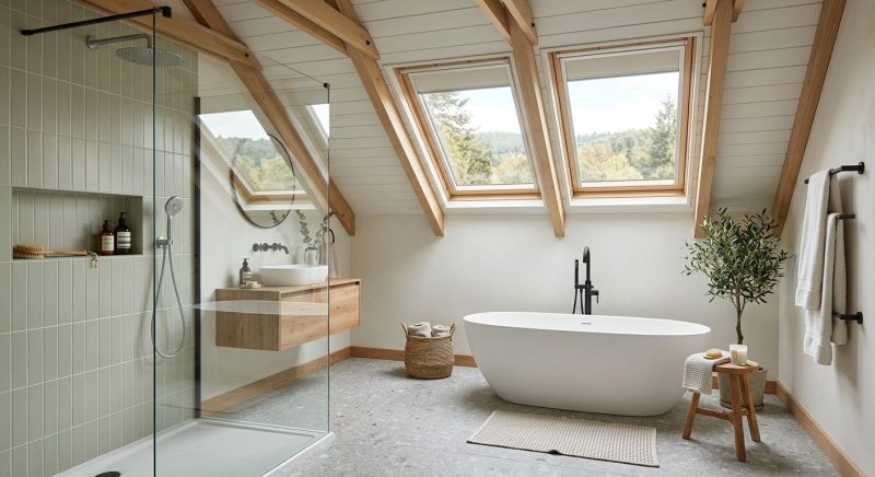 Attic Bathroom Remodeling in Mercer County, PA