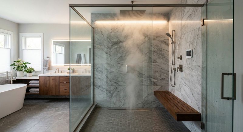 Granite Shower Installation in Mercer County, PA